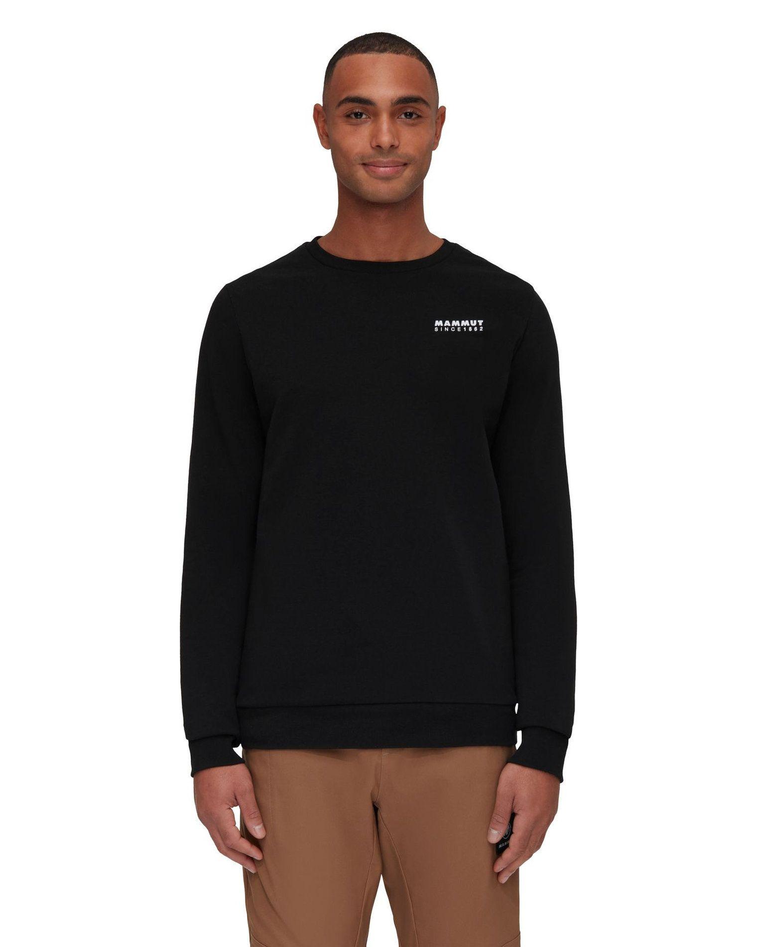 Poleron Mammut Hombre Core Ml Crew Neck 1862 Negro-0