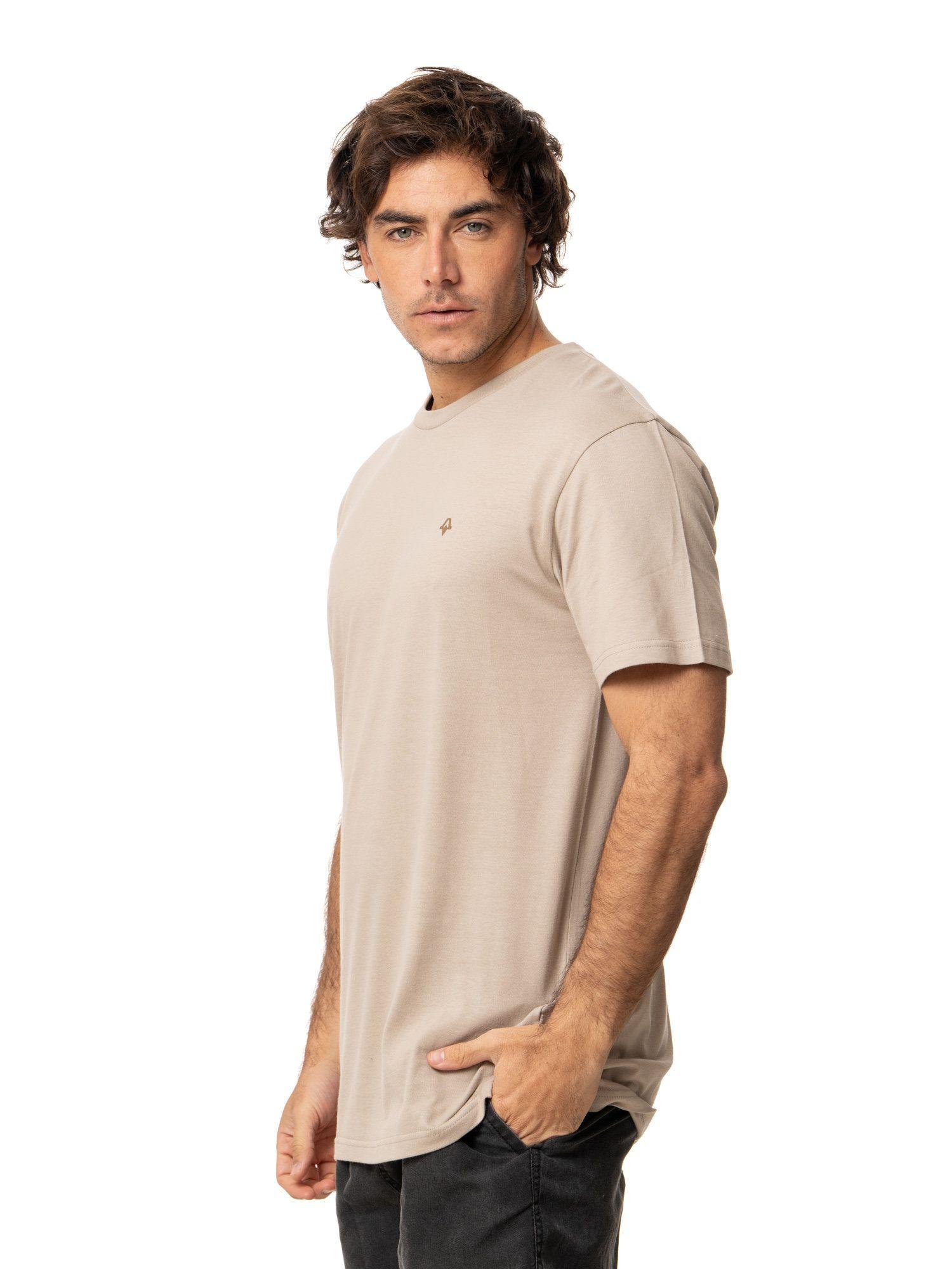 Polera Kivül Hombre Logo Café-1