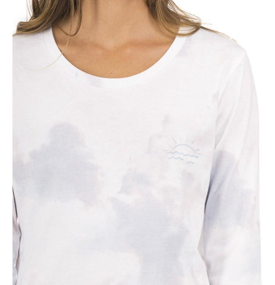 Polera Stoked Mujer Set Ml Light Azul Azul-3