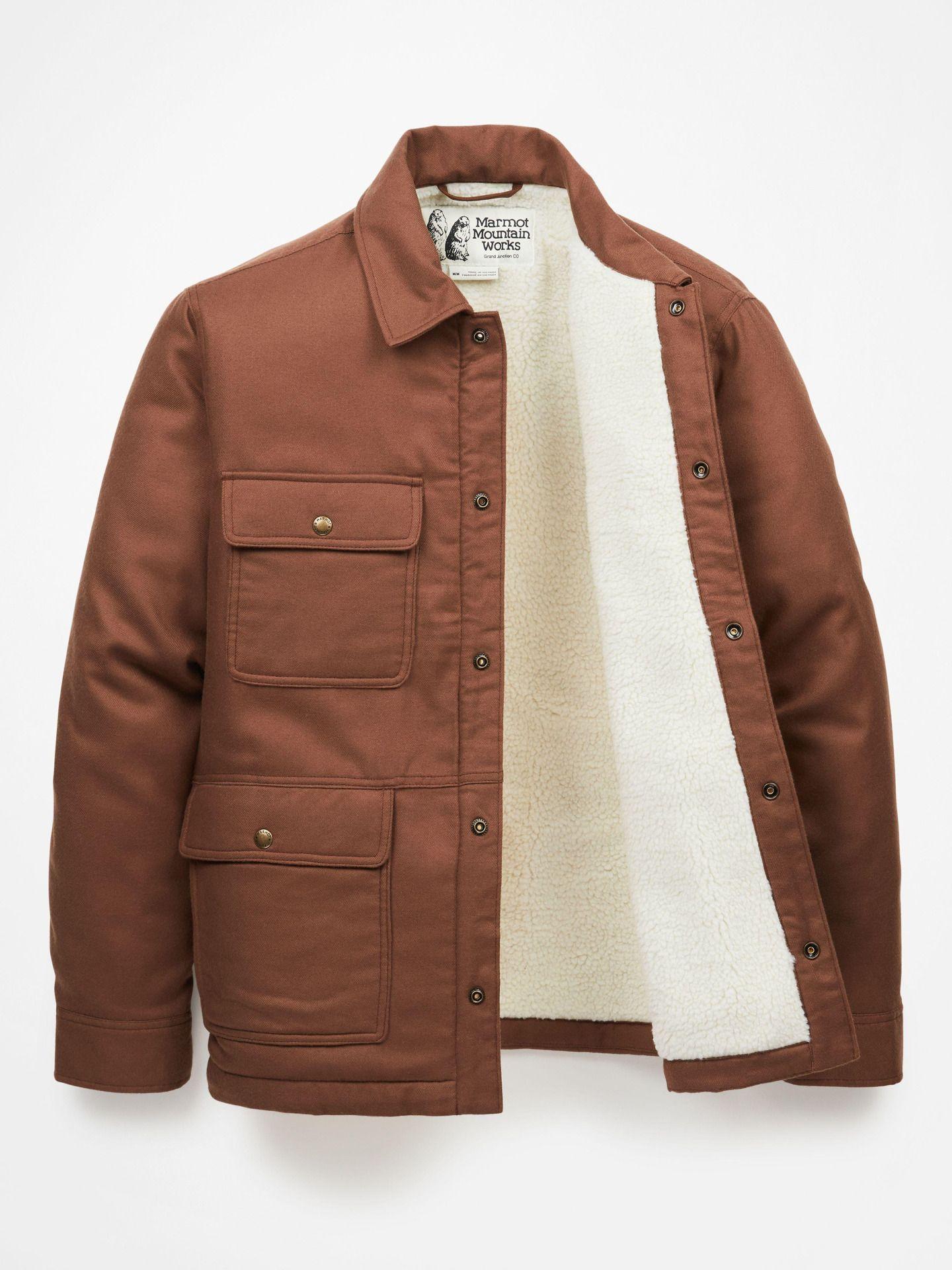 Chaqueta Marmot Hombre Ridgefield Sherpa Cafe Café-3