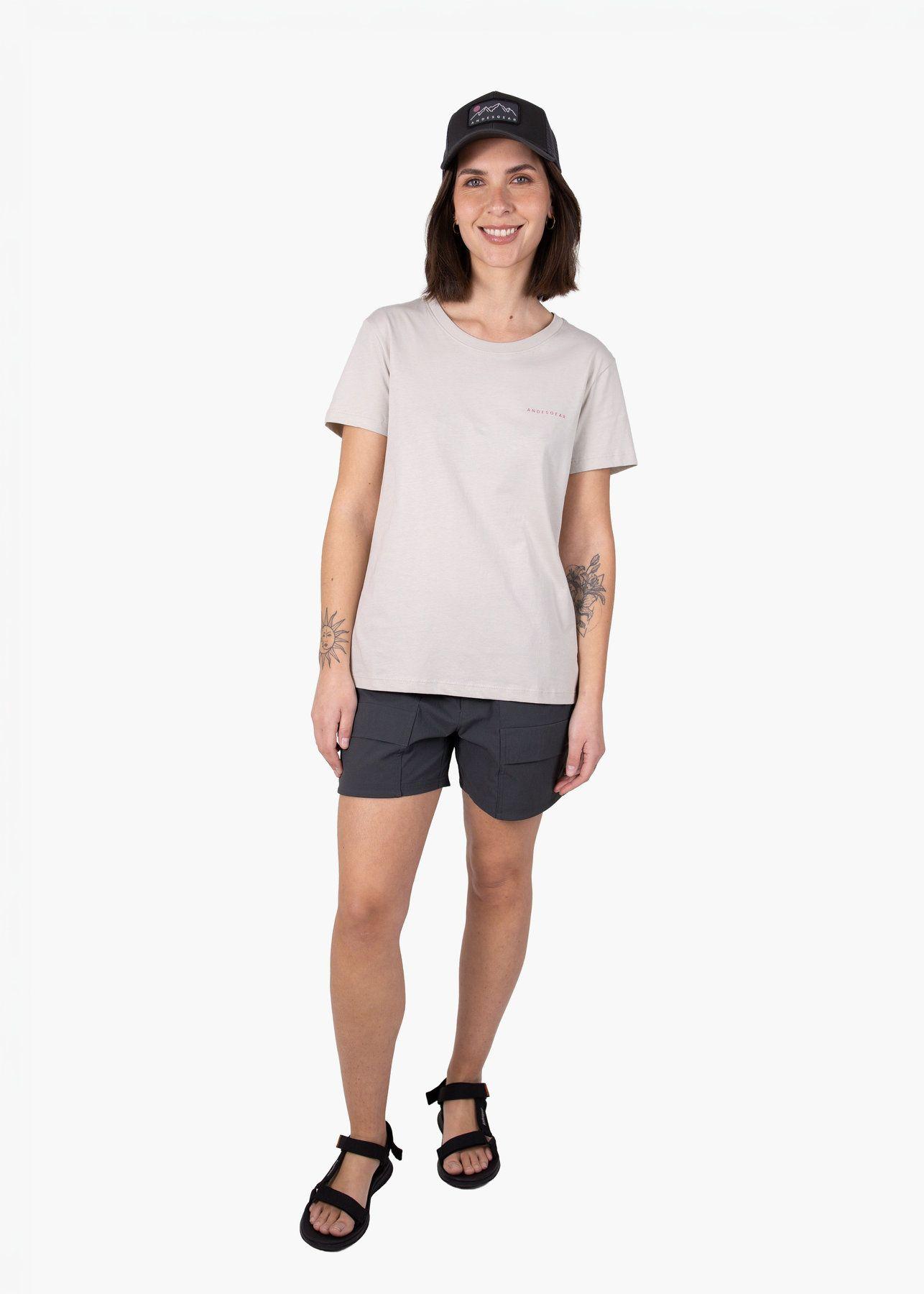 Polera Andesgear Mujer Paisaje Blanco-3