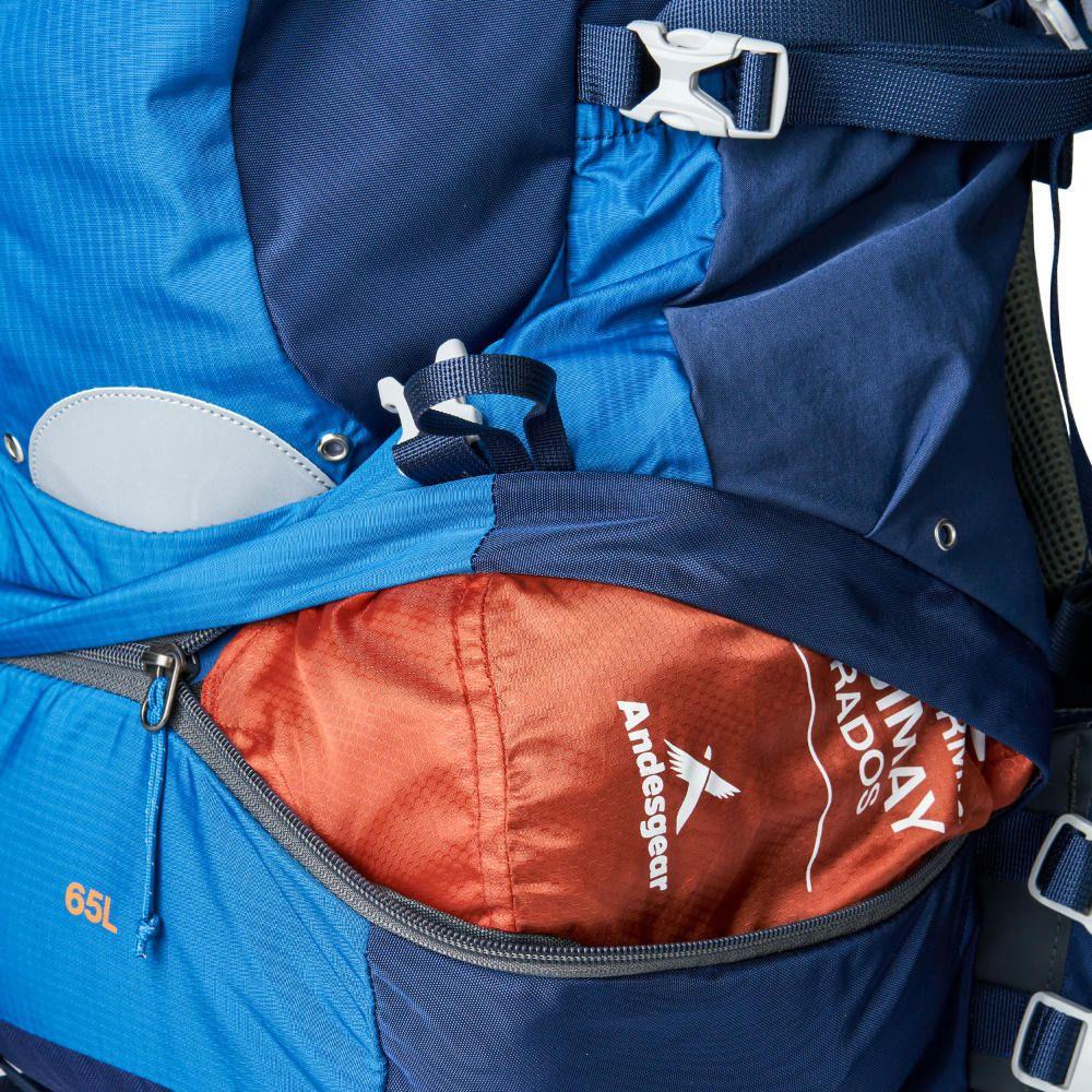 Mochila Andesgear Unisex Torres Del Paine 65lt Azul Azul-2