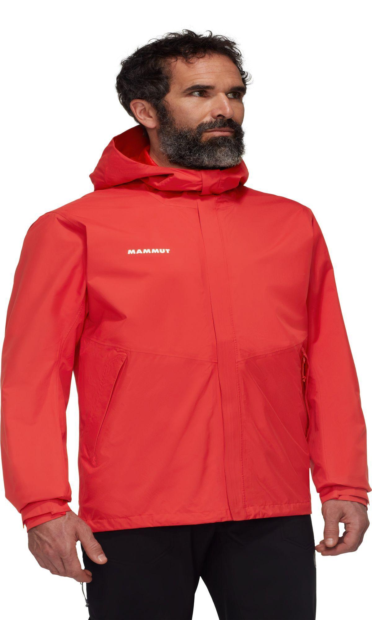 Chaqueta Mammut Hombre Alto Hs Hooded Naranja-0