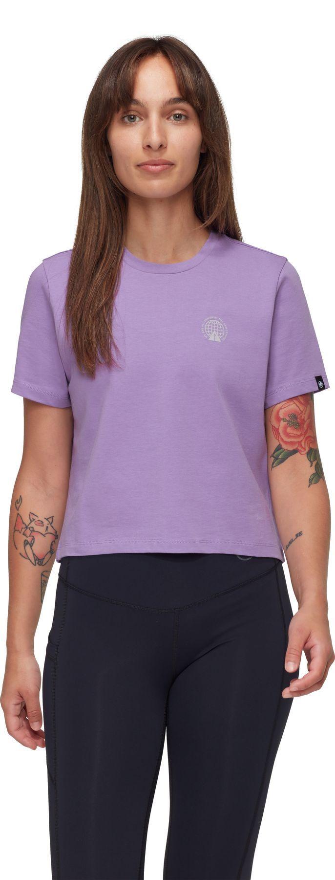 Polera Mammut Mujer Massone Cropped Emblems Morado-0