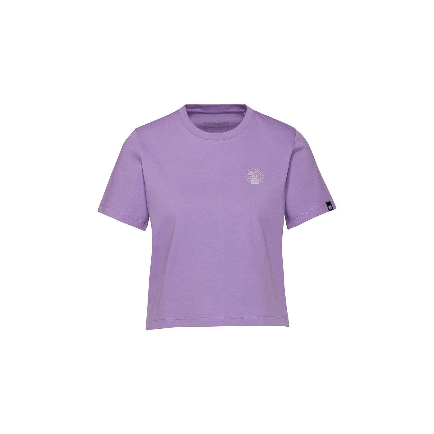 Polera Mammut Mujer Massone Cropped Emblems Morado-3