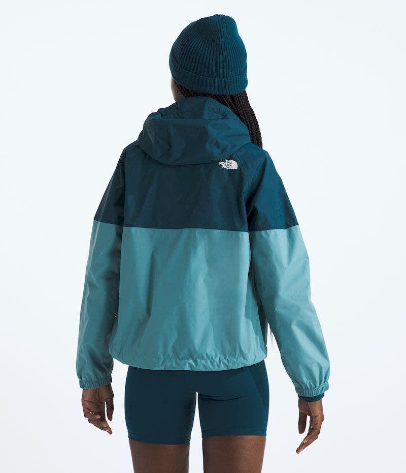 Chaqueta The North Face Mujer Impermeable Antora Rain Hoodie Azul-1