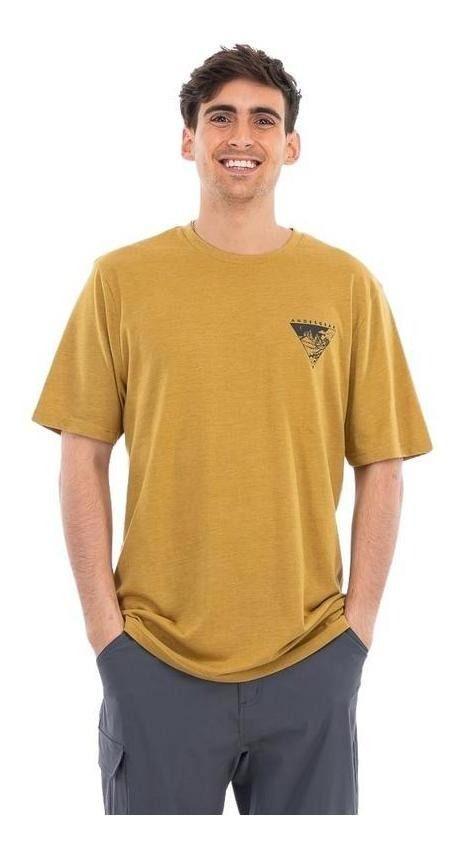 Polera Andesgear Hombre Parques Amarillo-0