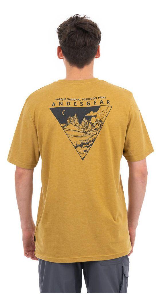 Polera Andesgear Hombre Parques Amarillo-2