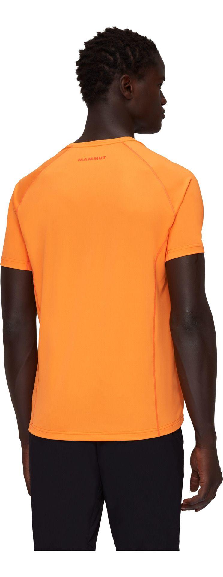 Primera Mammut Hombre Capa Selun Fl T-shirt Logo Naranjo-1
