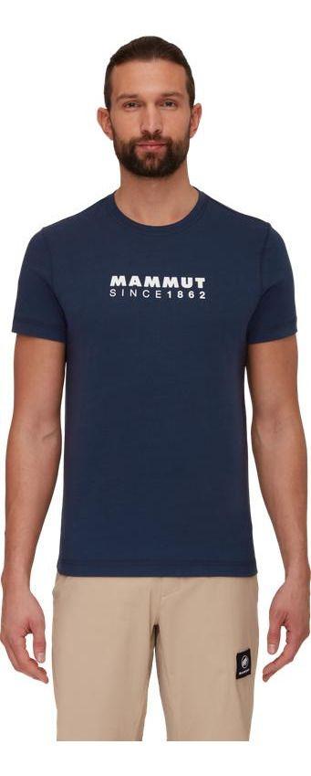 Polera Mammut Hombre Core T-shirt Logo Azul Azul-0