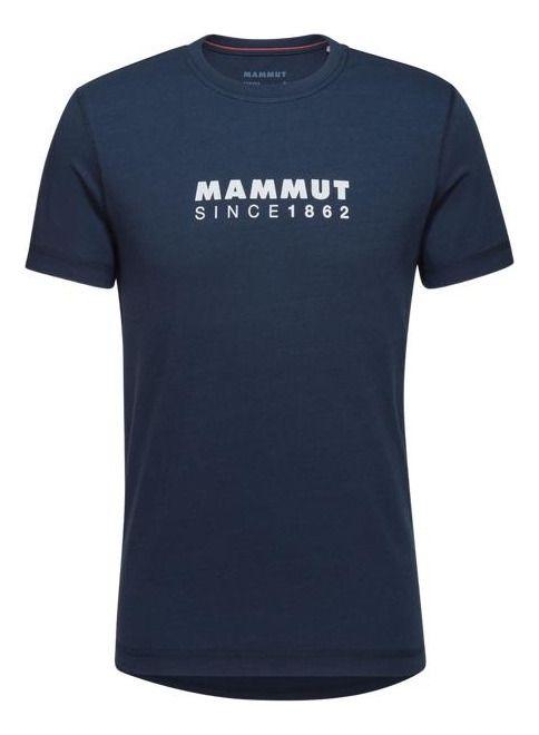 Polera Mammut Hombre Core T-shirt Logo Azul Azul-3