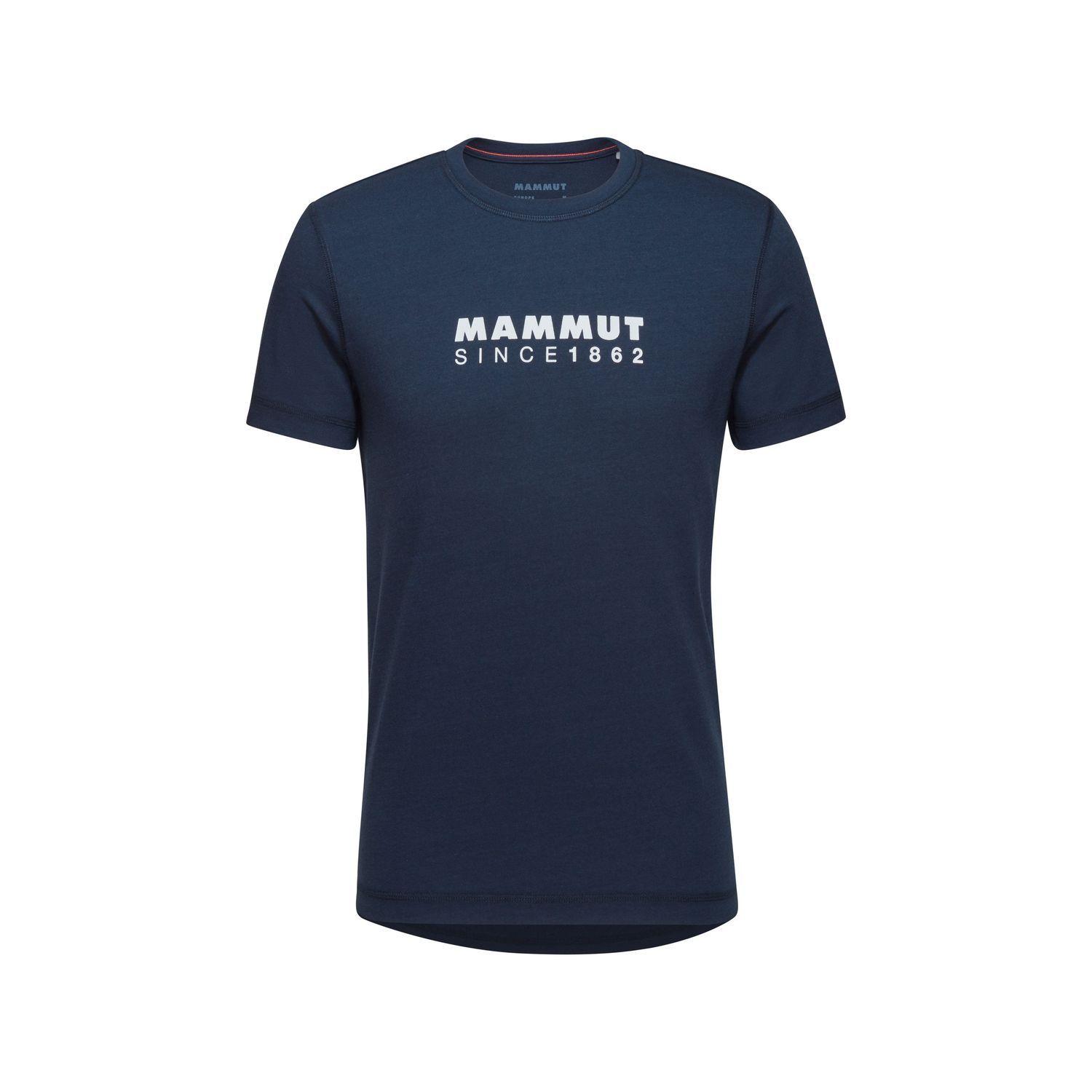 Polera Mammut Hombre Core Logo Azul-3