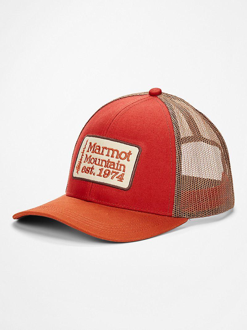 Jockey Hombre Marmot Retro Trucker Rojo-Marrón-0