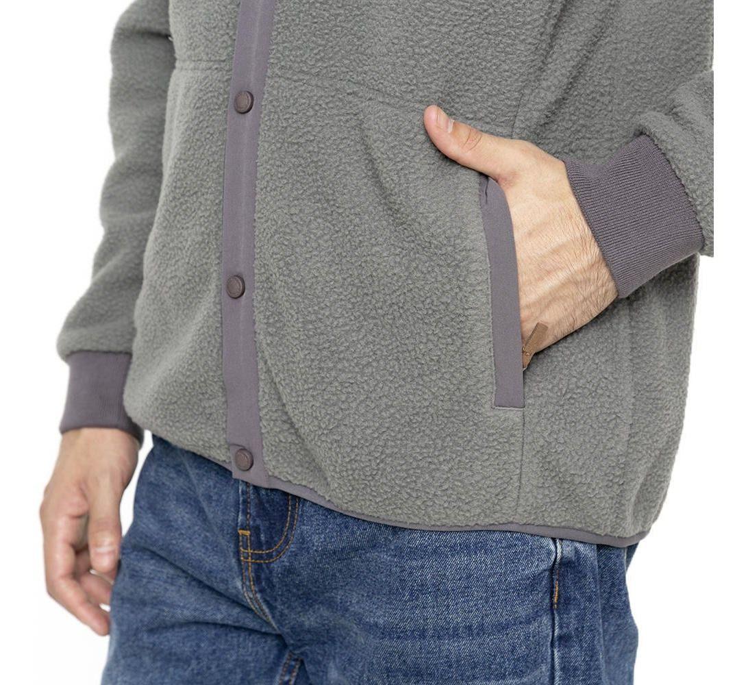Polar Kivül Hombre Pecs Recycle Fleece Gris-2