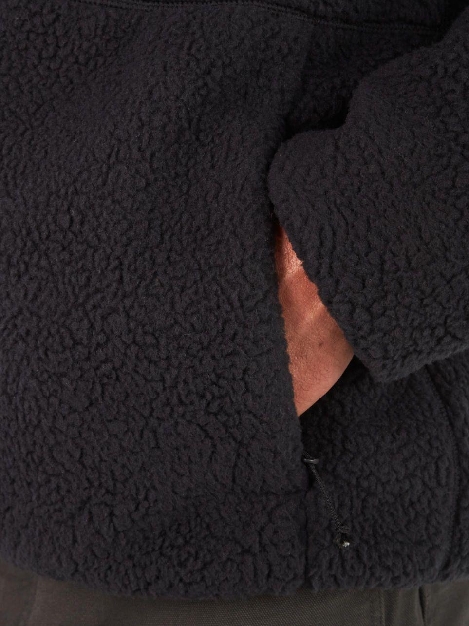 Polar Marmot Hombre Aros Fleece Negro-4