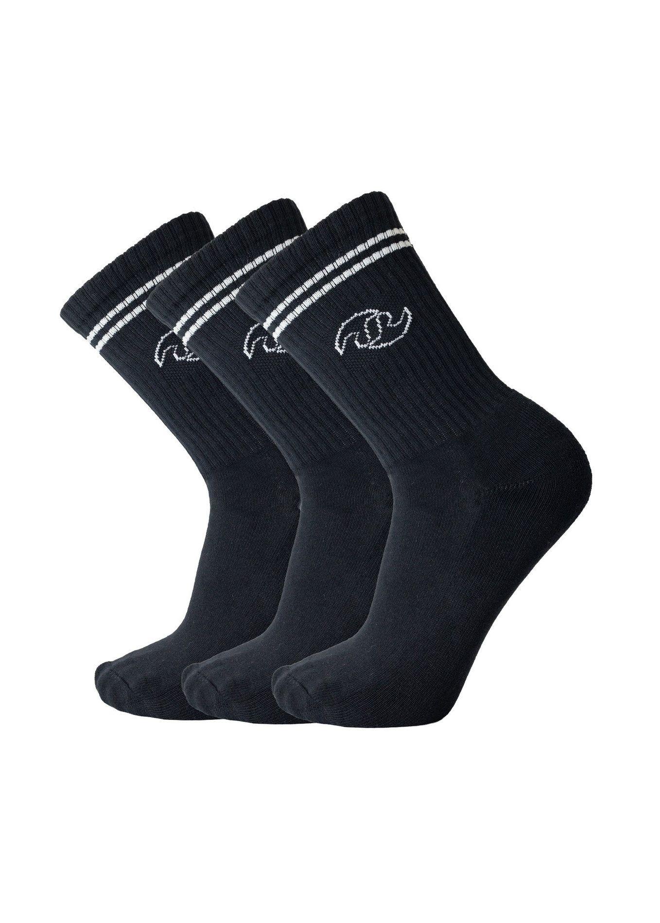 Tripack Calcetines Stoked V26 Unisex Long Negro-0
