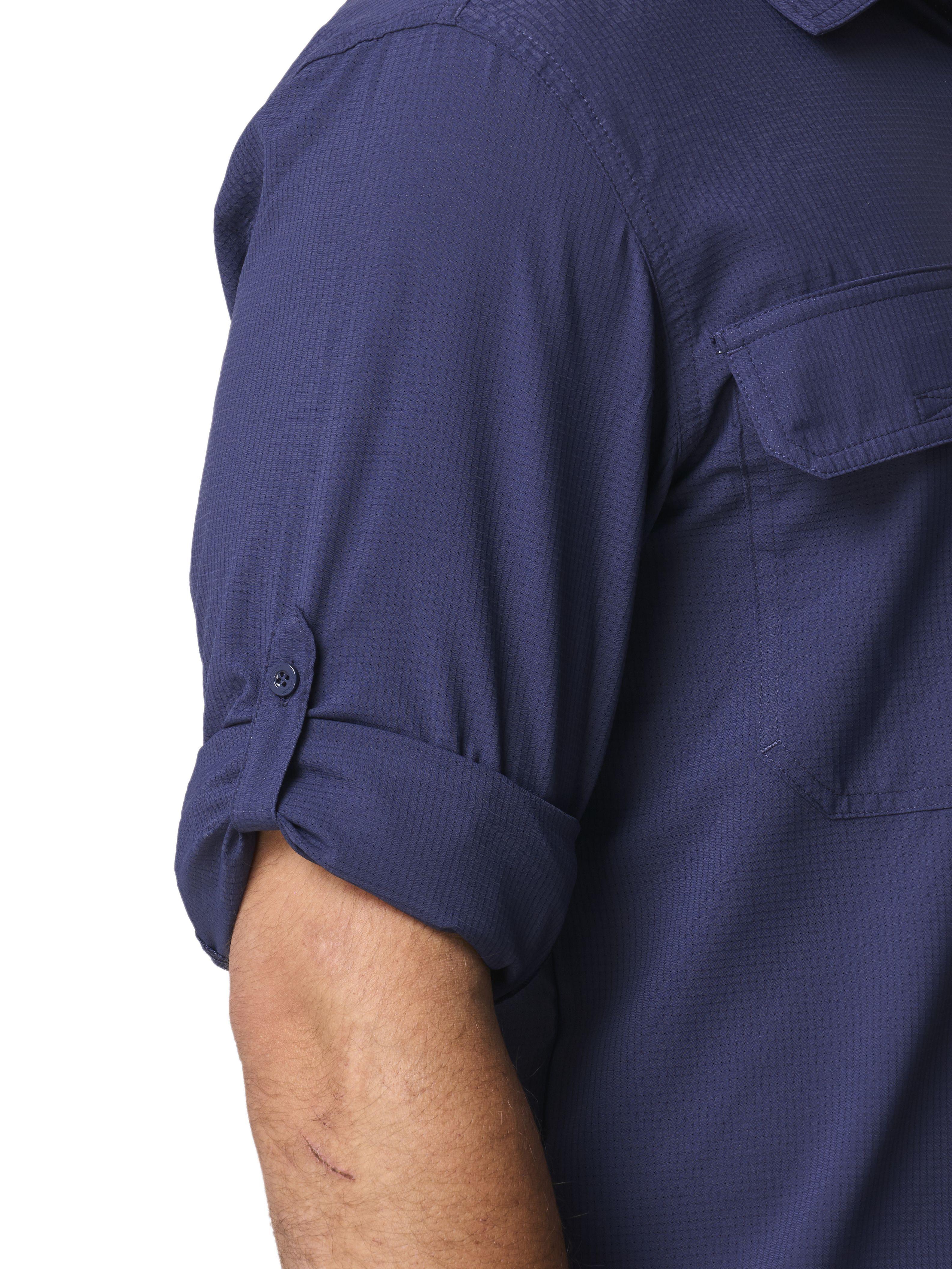 Camisa Andesgear Hombre Rupanco Ls - Azul-4