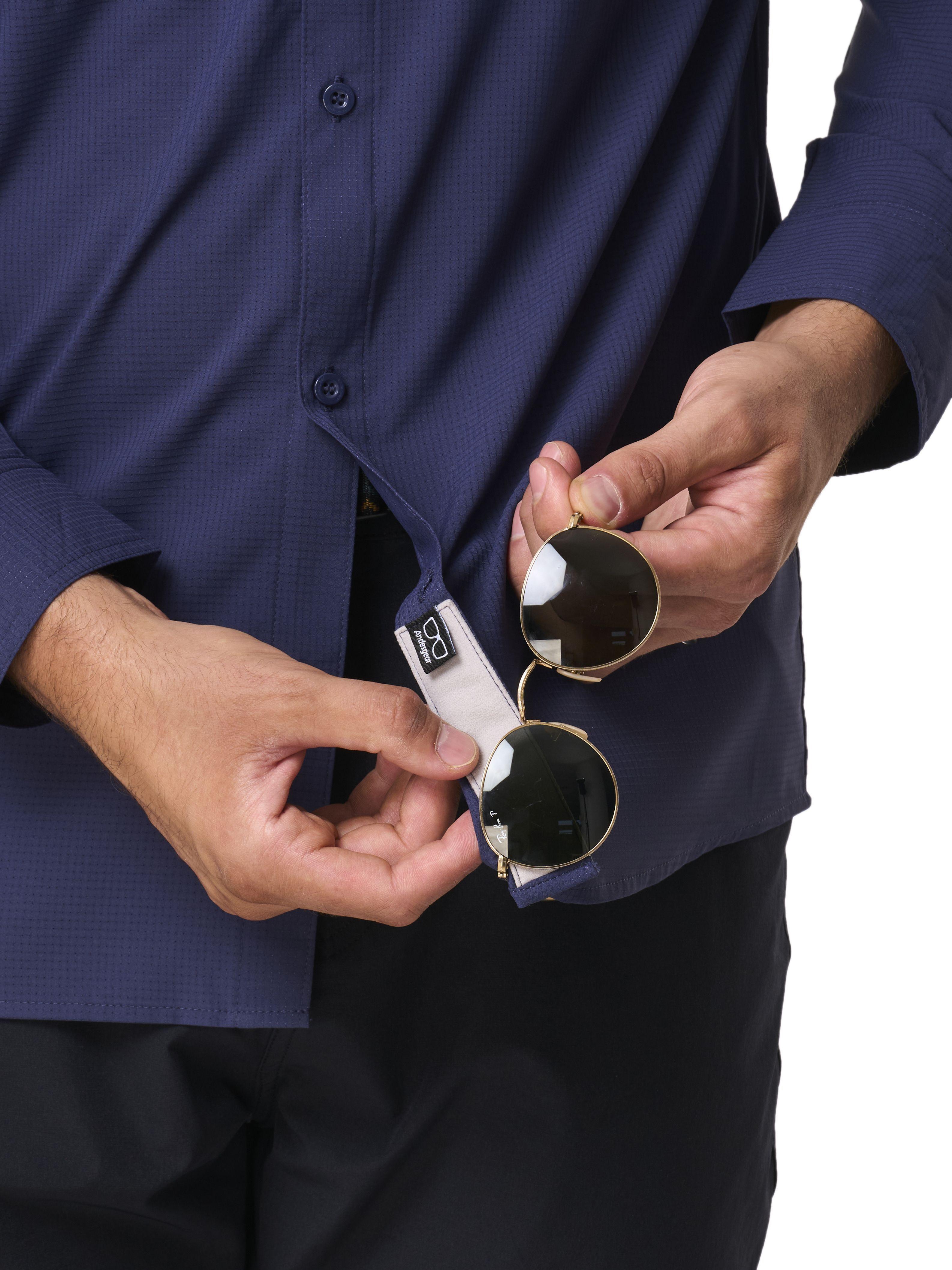 Camisa Andesgear Hombre Rupanco Ls - Azul-5