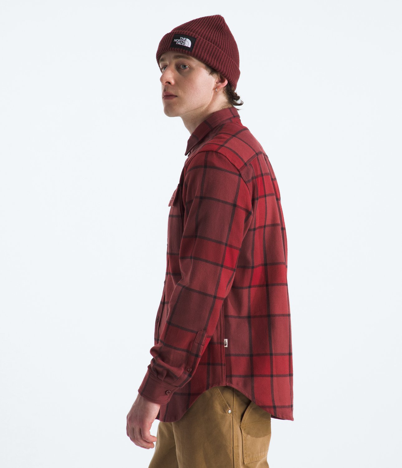 Camisa Arroyo Flannel Shirt -Plaid Hombre Burdeo-3