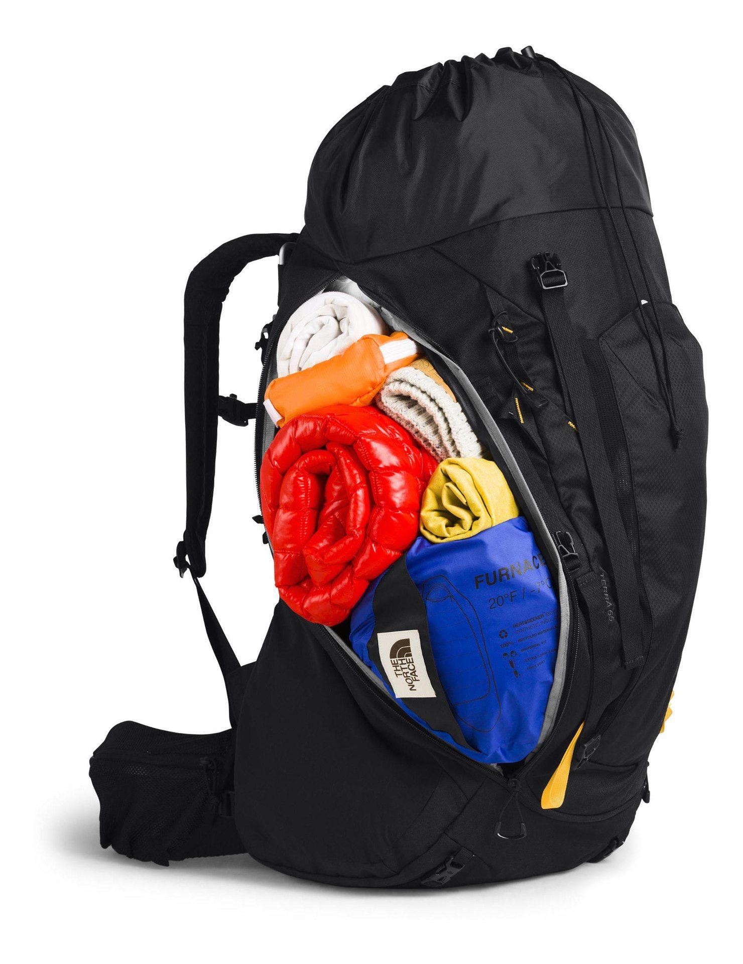 Mochila Unisex The North Face Trekking Terra 65 Negro-3