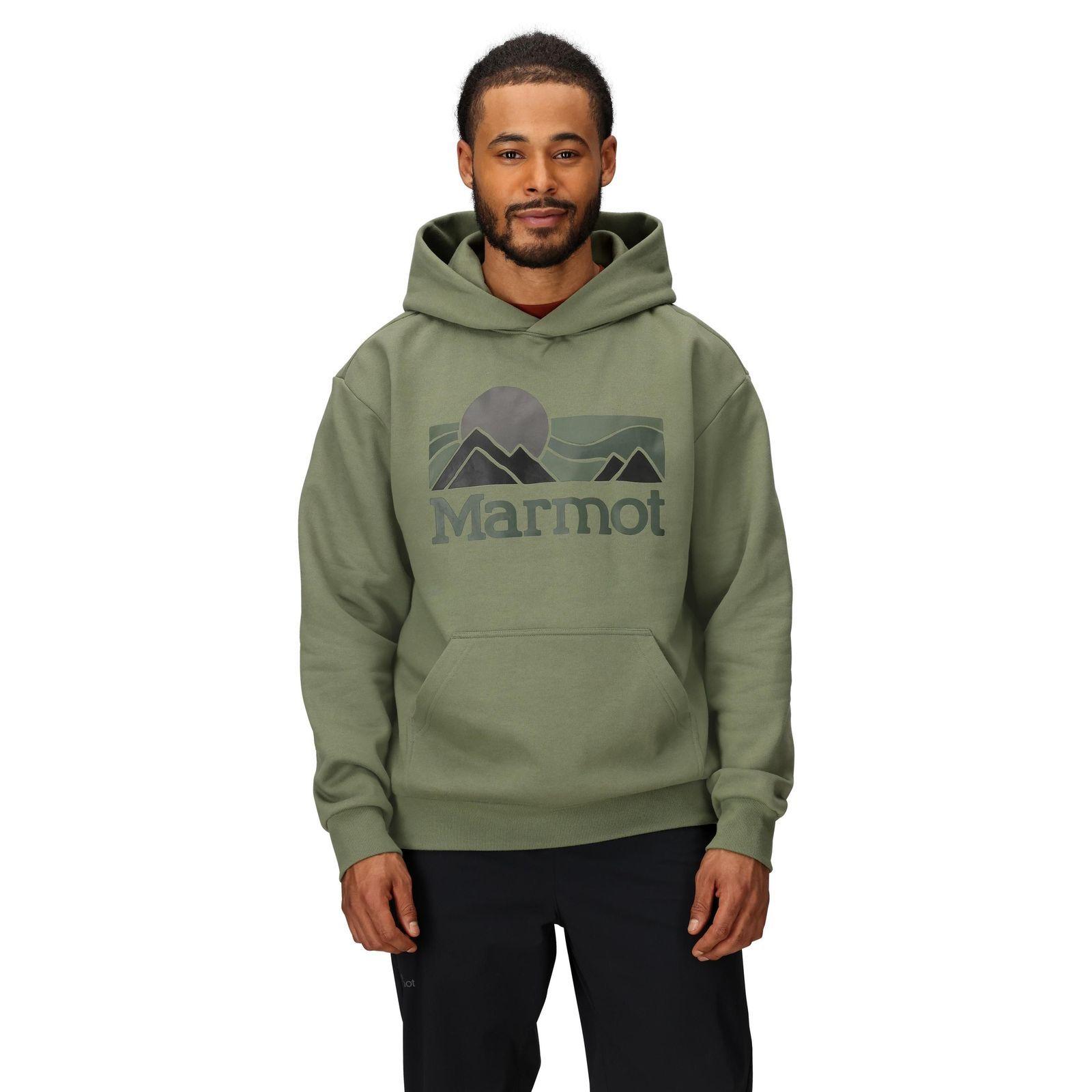 Poleron Marmot Hombre Coastal Hoody Verde-0