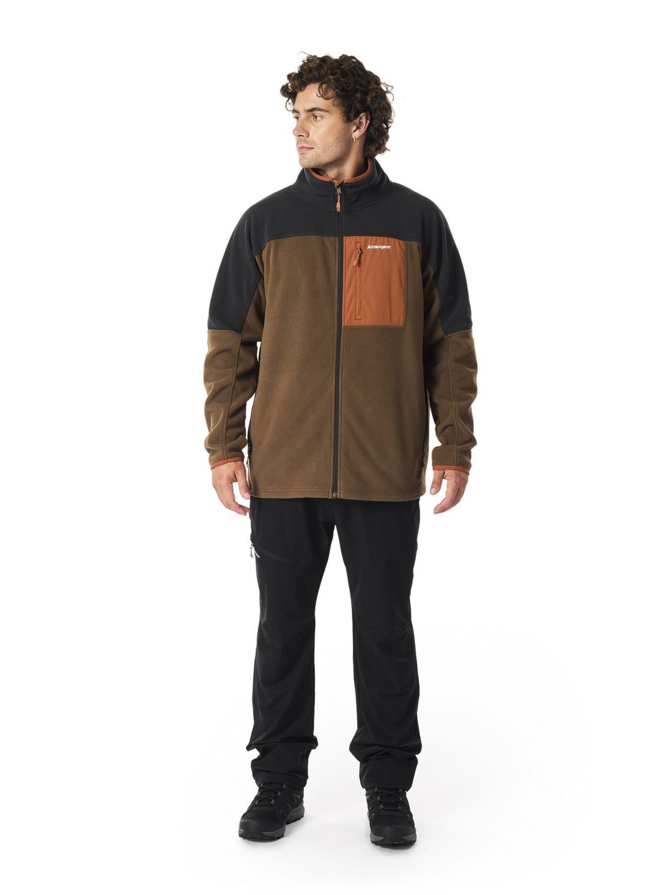 Polar Andesgear Hombre New Maihue Fullzip Café-3