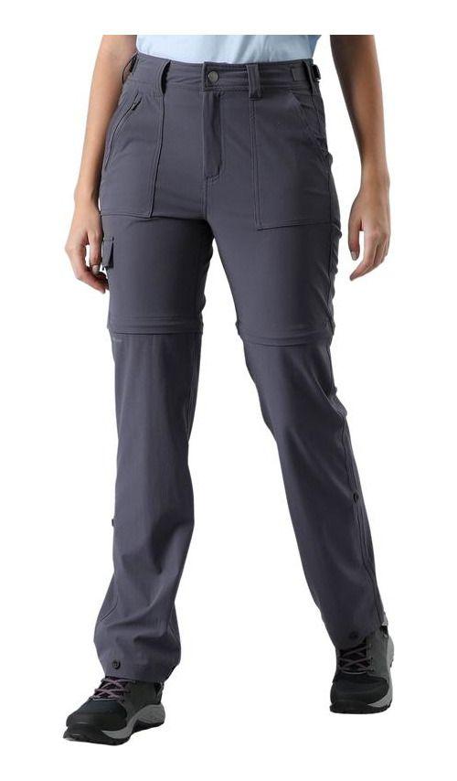 Pantalon Andesgear Mujer Chacabuco Desmontable Gris-0