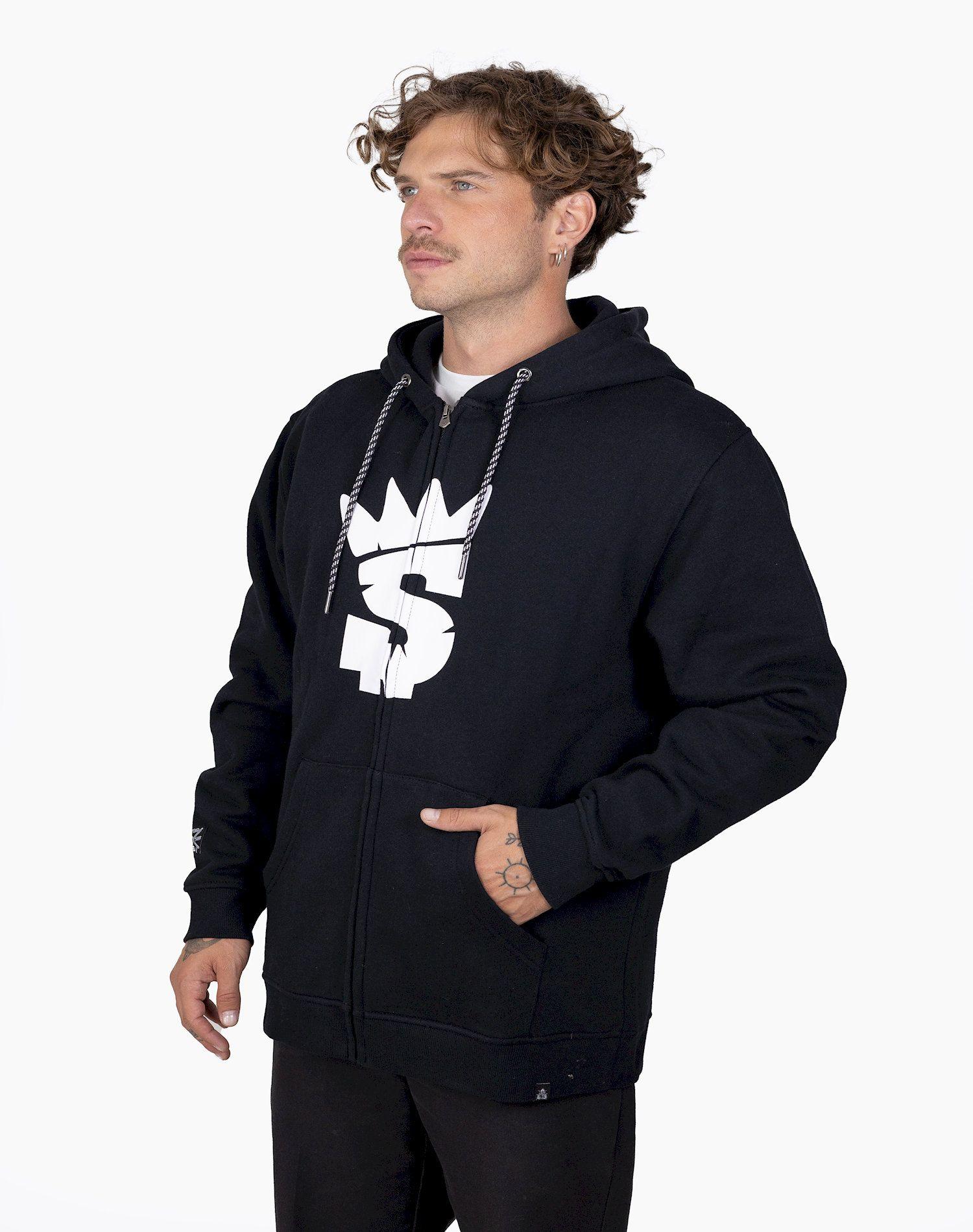 Poleron Stoked Hombre Surf Negro-1