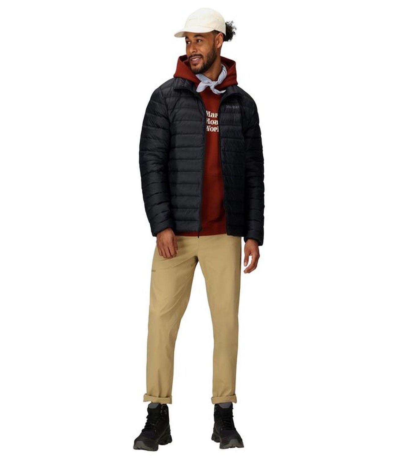 Chaqueta Marmot Hombre Negro Lone Pine Down-2