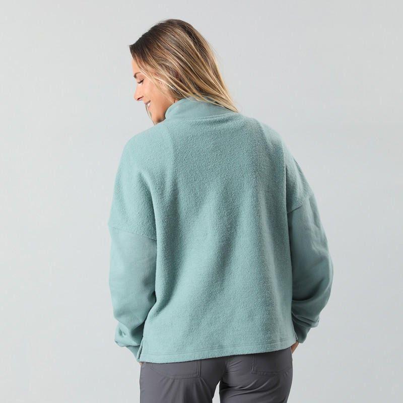 Poleron Andesgear Mujer Rapel Celeste-1