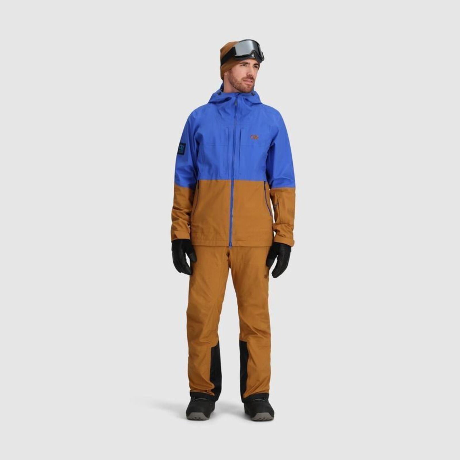 Pantalón Outdoor Research Hombre Carbide Bibs Amarillo-3