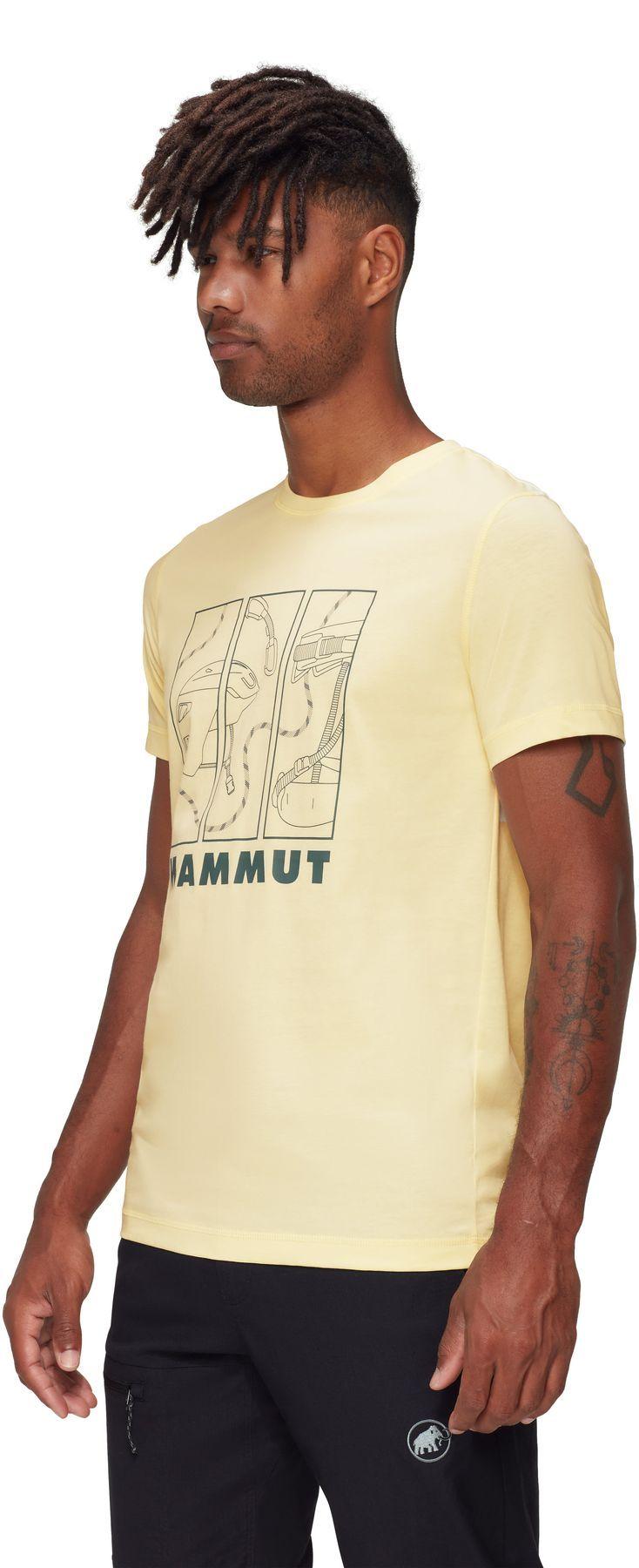 Polera Mammut Hombre Core Gear Amarillo-2
