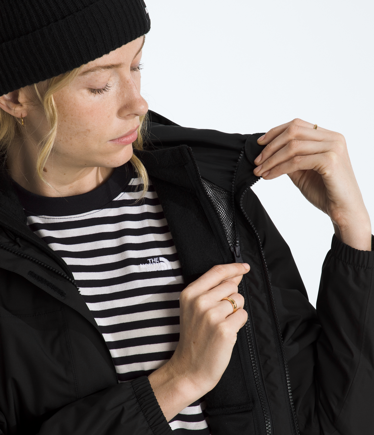 Chaqueta Impermeable Antora Triclimate Jacket Mujer Negro-4