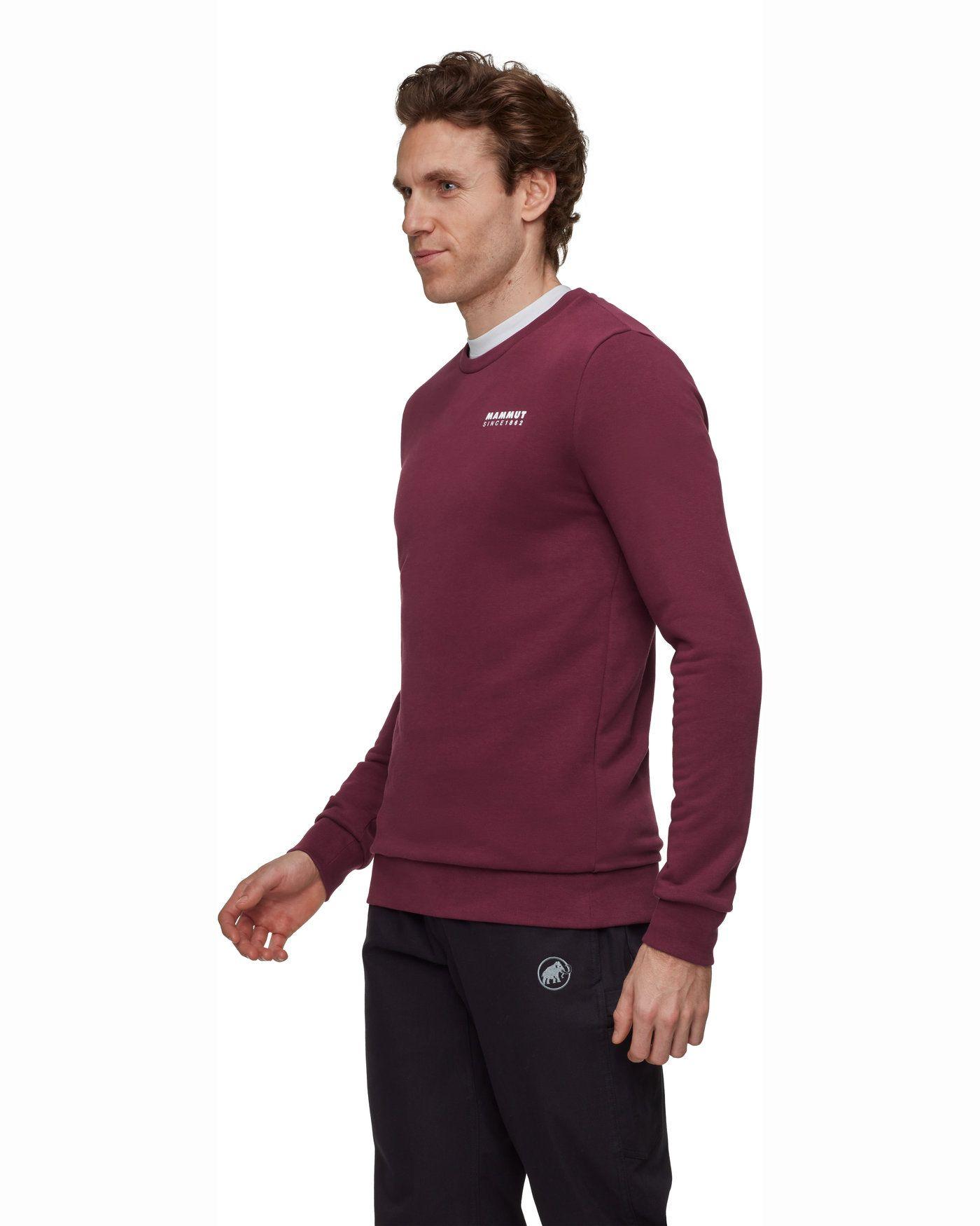 Poleron Mammut Hombre Core Ml Crew Neck 1862 Rojo-1
