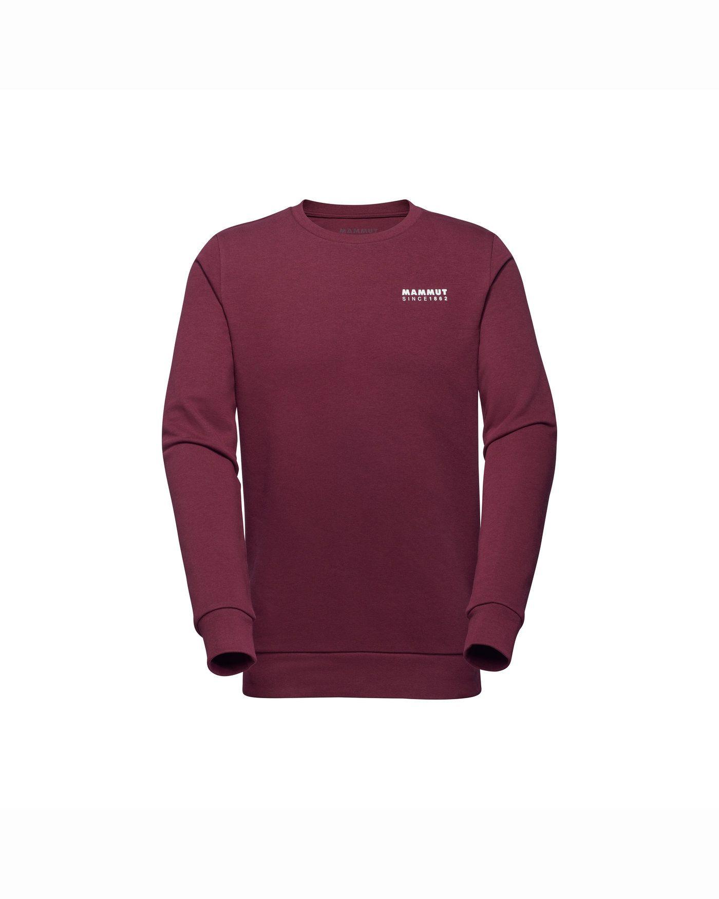Poleron Mammut Hombre Core Ml Crew Neck 1862 Rojo-3