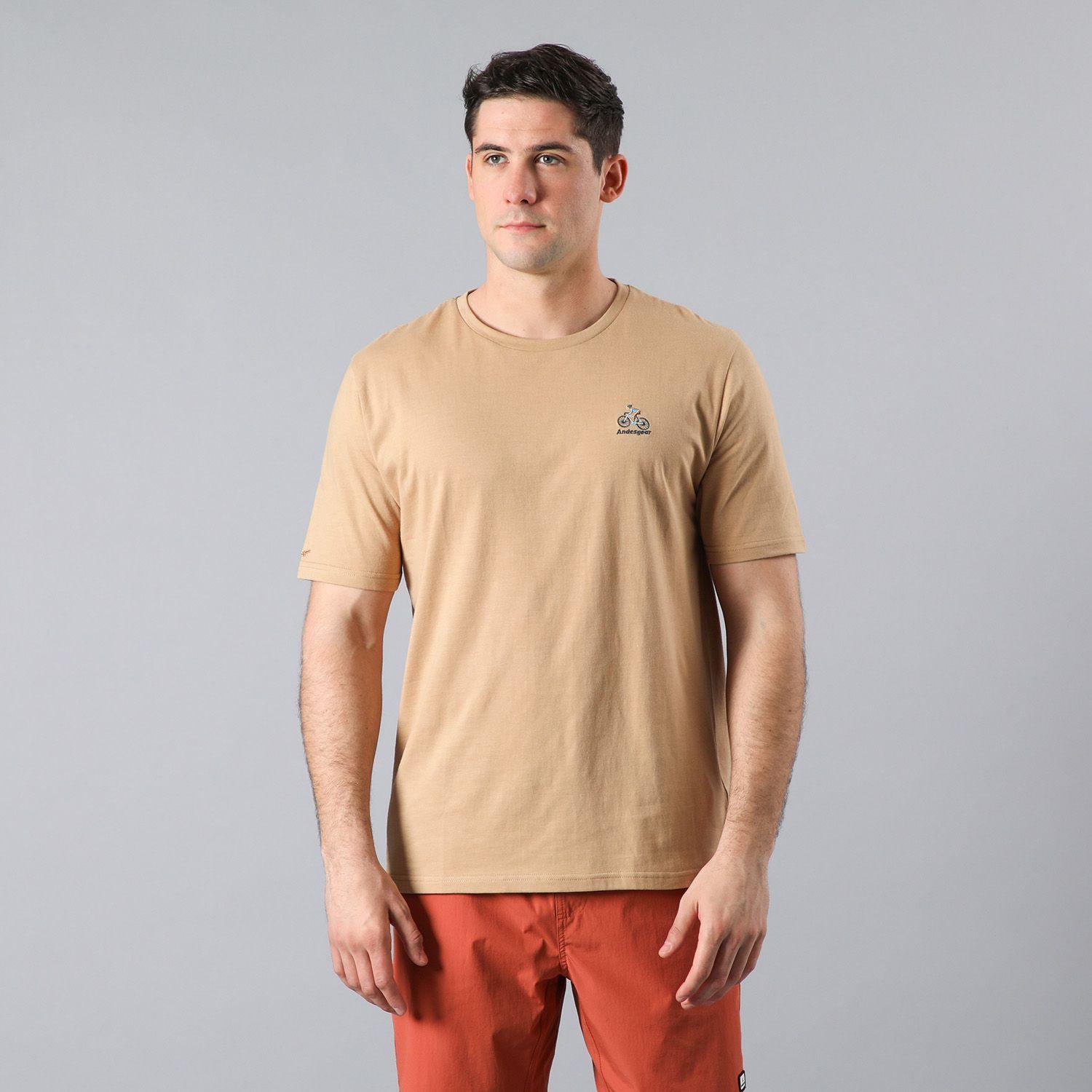 Polera Andesgear Hombre Icono Beige-0