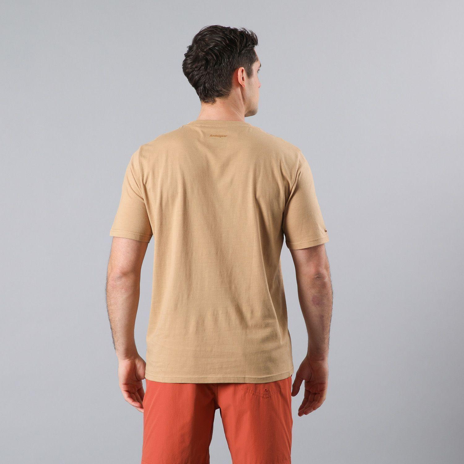 Polera Andesgear Hombre Icono Beige-1