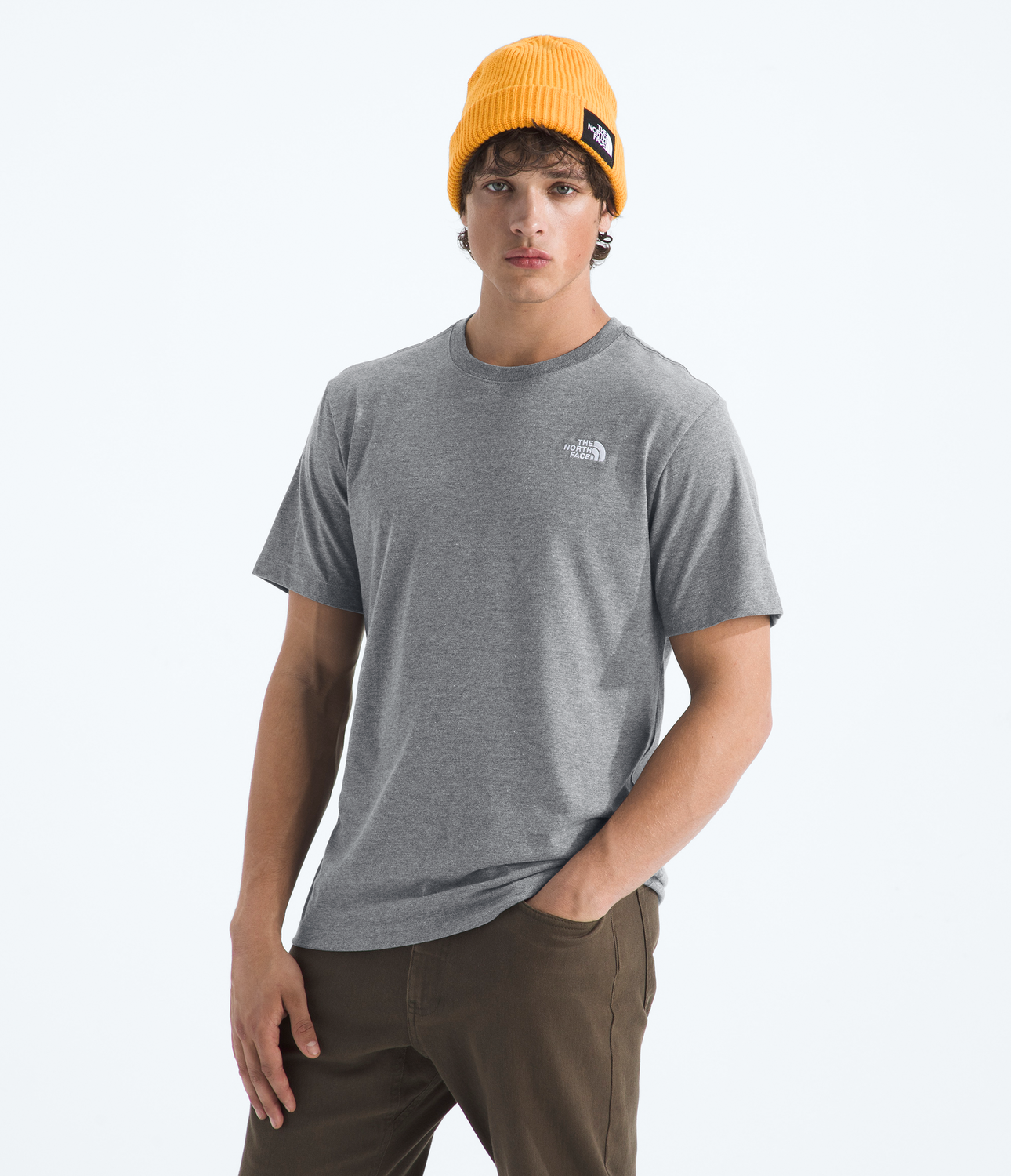 Polera Evo Emb Short Sleeve Tee Hombre Gris-0