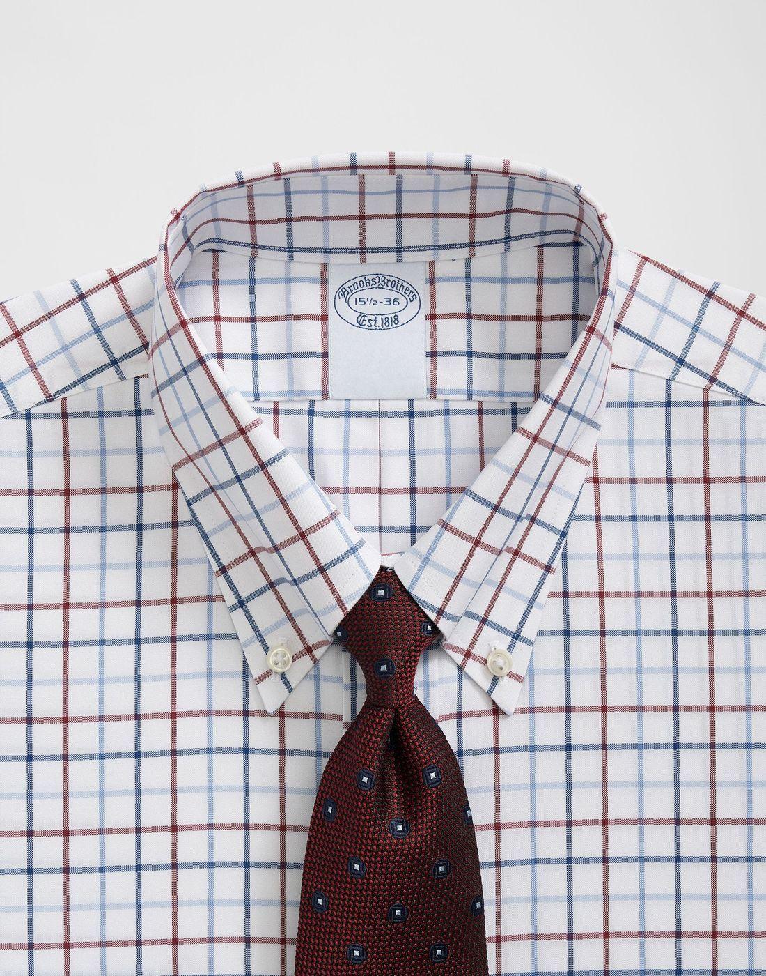 Camisa Brooks Brothers Hombre Ds Ni Sppt Pbd Reg Blanco-1