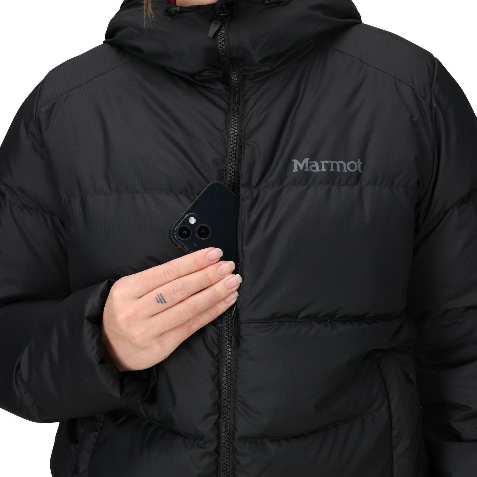 Chaqueta Marmot Mujer Guides Down Negro-3