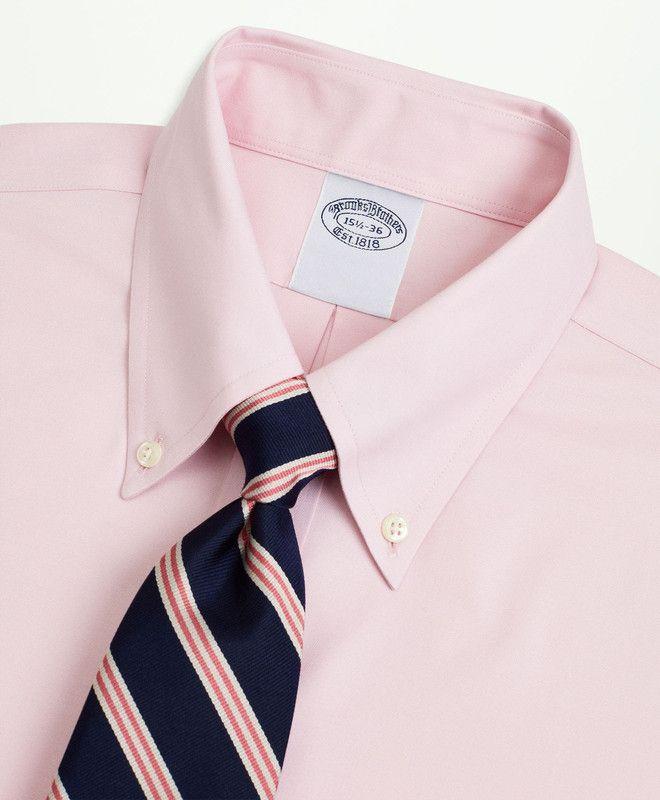 Camisa Pinpoint Regular Non-Iron Rojo-1