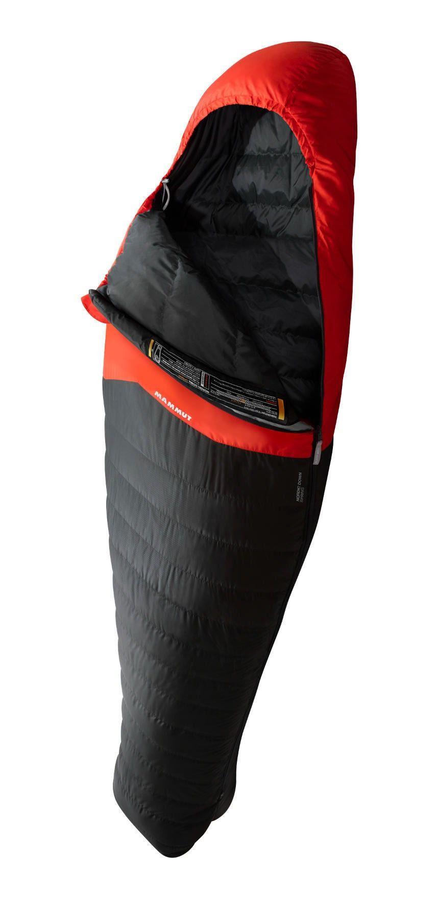 Saco Mammut Unisex De Dormir Nordic Down Spring Negro-1