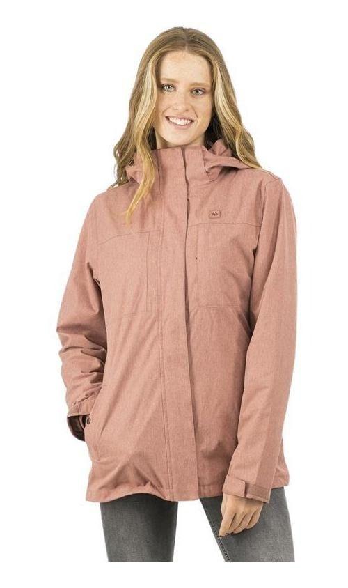 Chaqueta Kivül Mujer Siklos Reciclada Rosa Rosado-0
