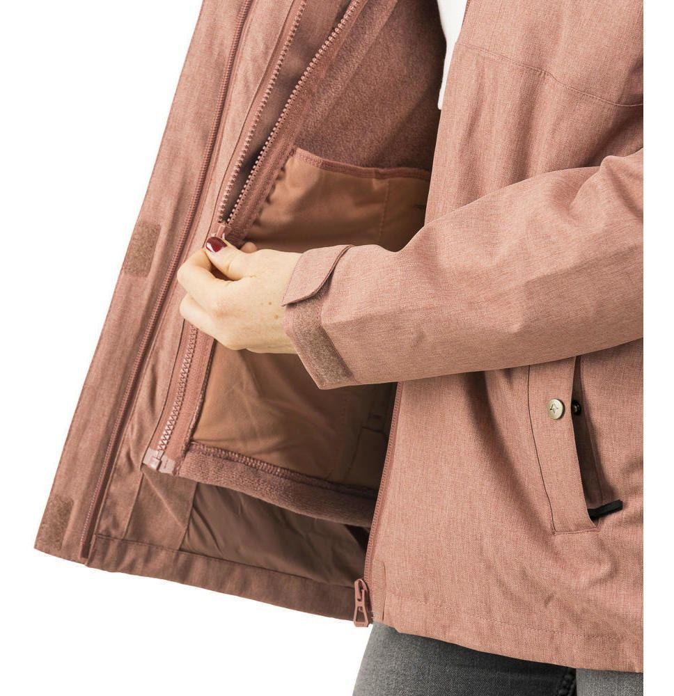 Chaqueta Kivül Mujer Siklos Reciclada Rosa Rosado-4
