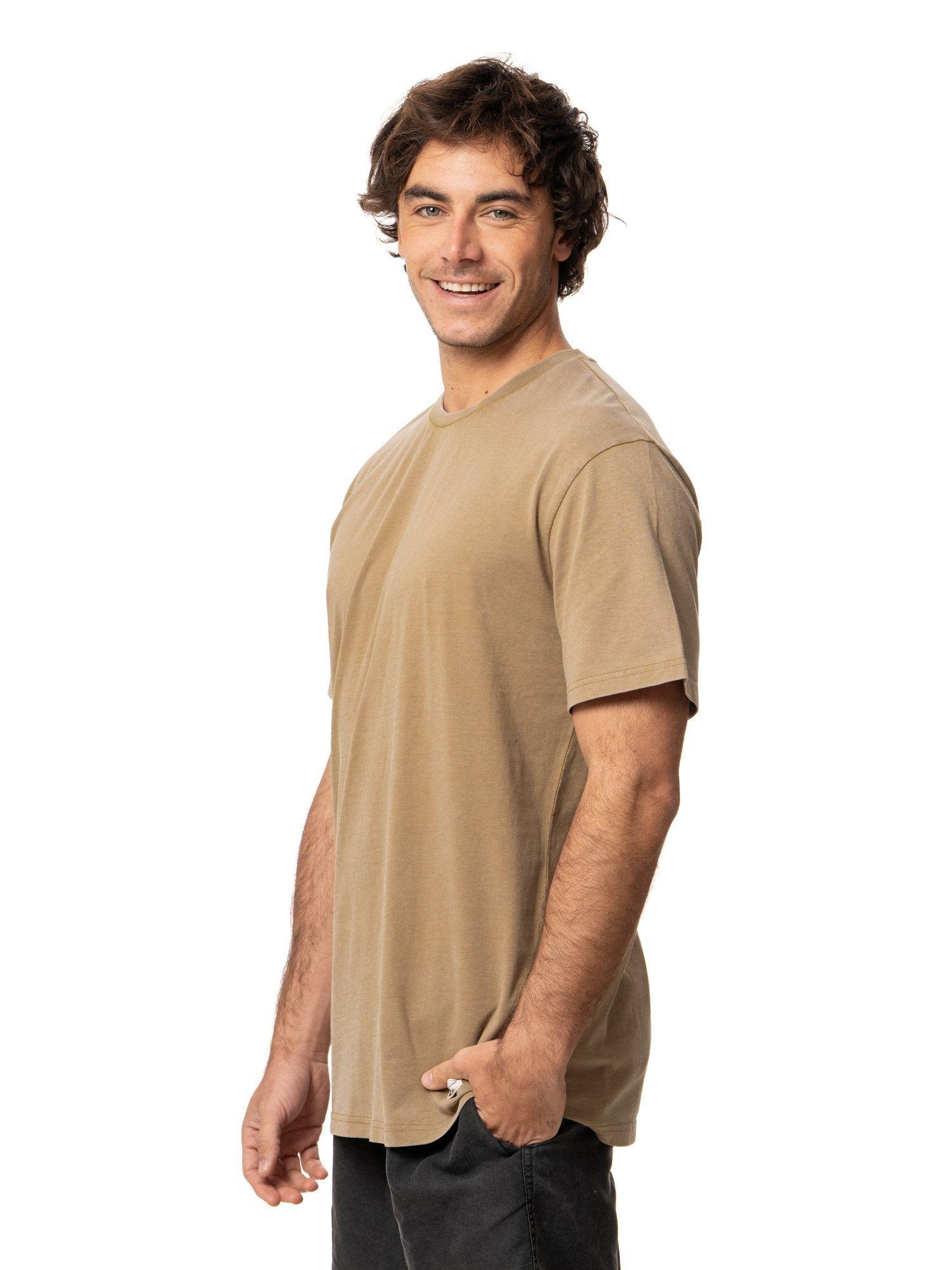 Polera Kivül Hombre Parche Café-0