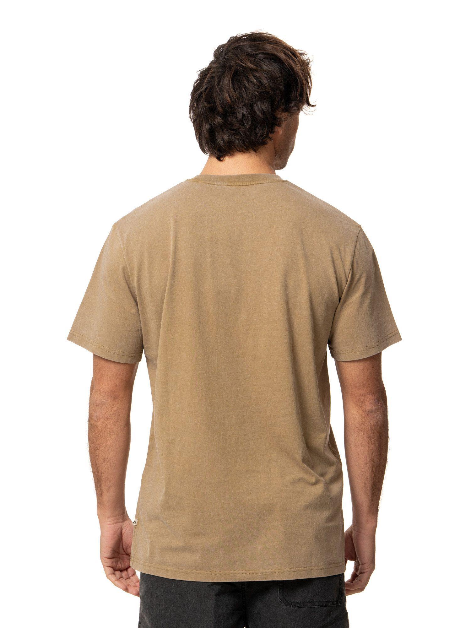 Polera Kivül Hombre Parche Café-1