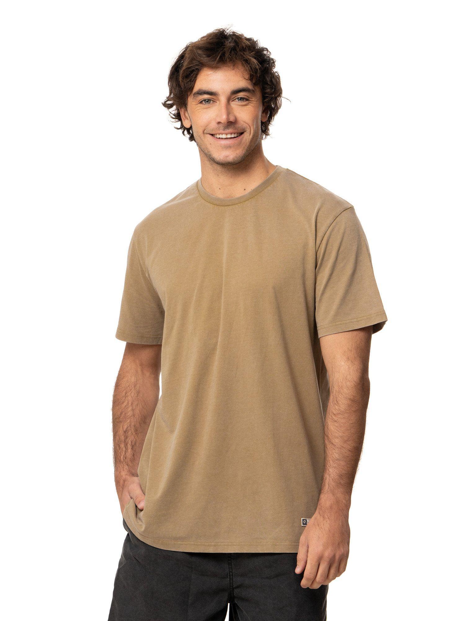 Polera Kivül Hombre Parche Café-2