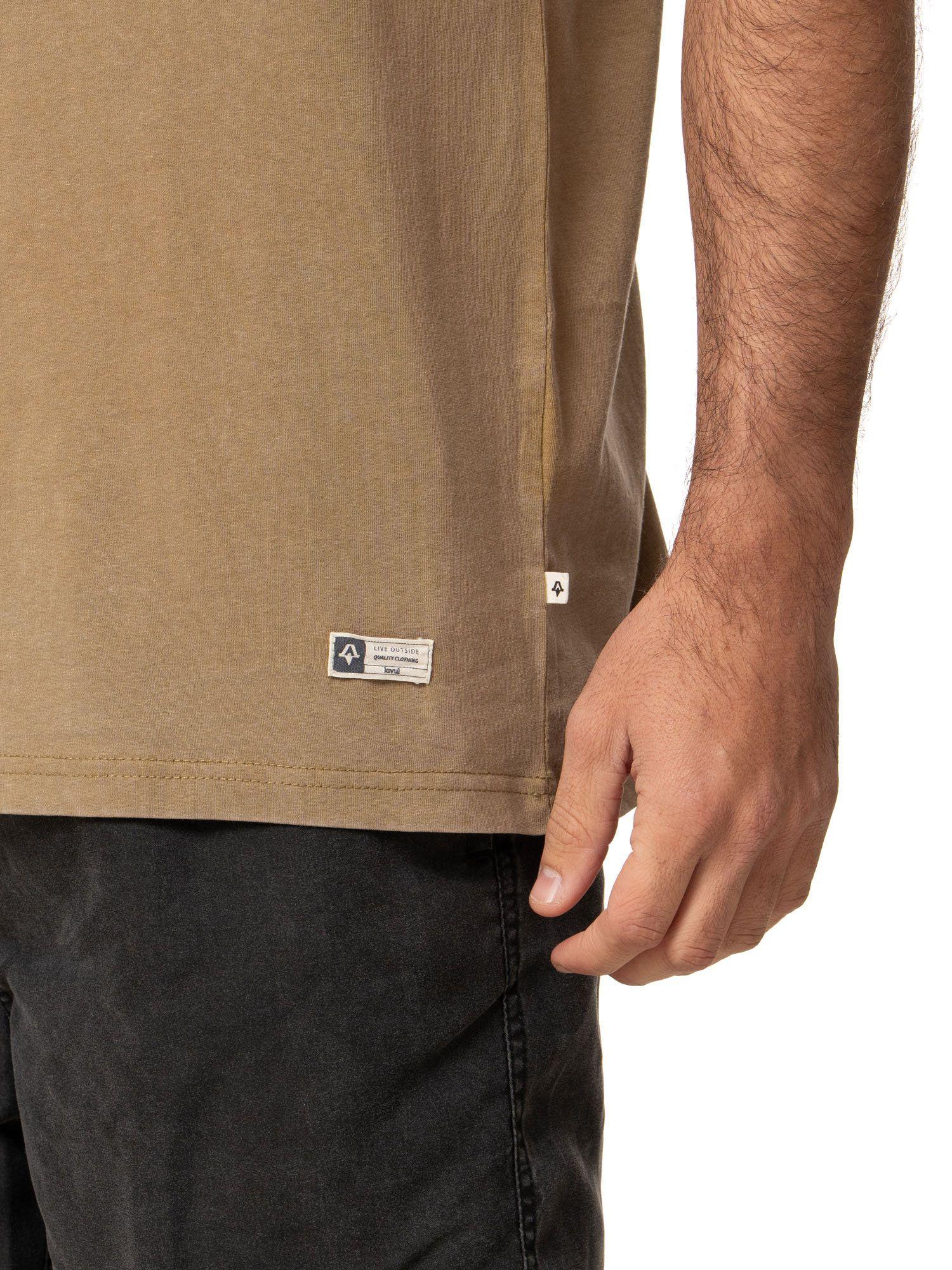 Polera Kivül Hombre Parche Café-3
