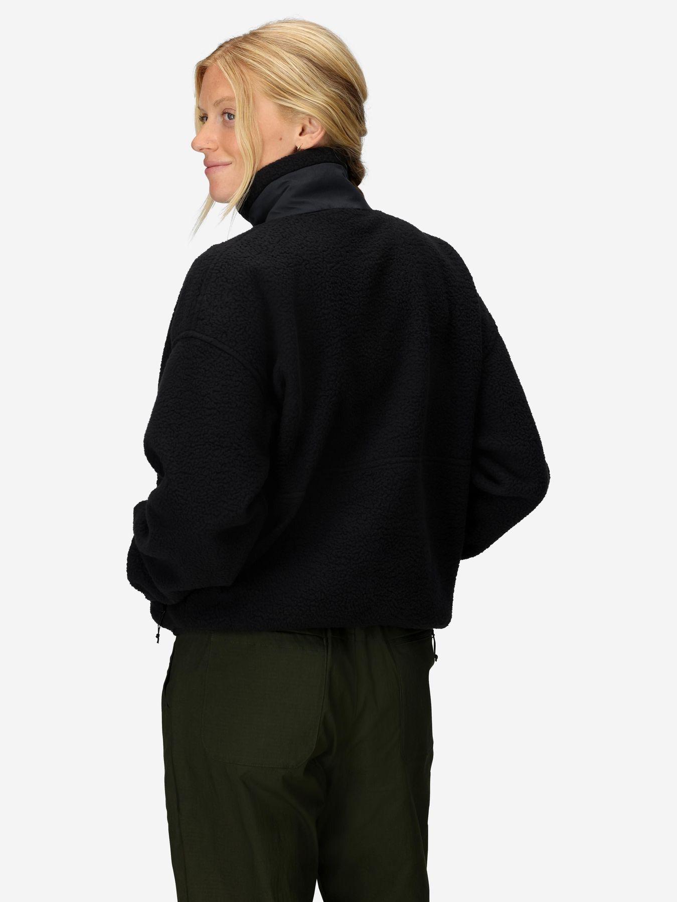 Polar Marmot Mujer 94 Eco Recycled Fleece Negro-1
