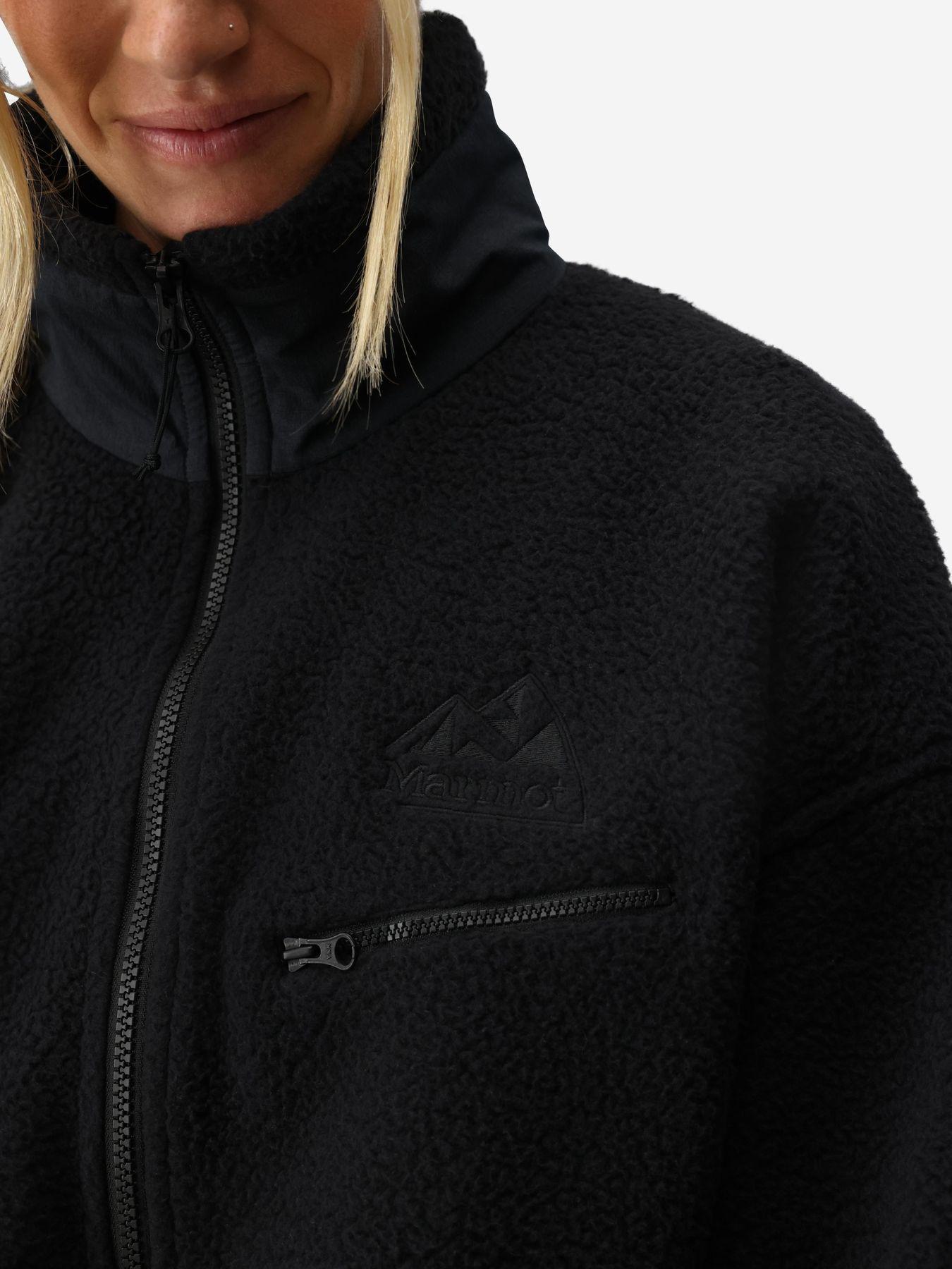 Polar Marmot Mujer 94 Eco Recycled Fleece Negro-3